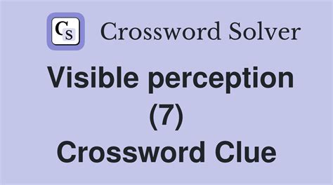 deep perception crossword clue